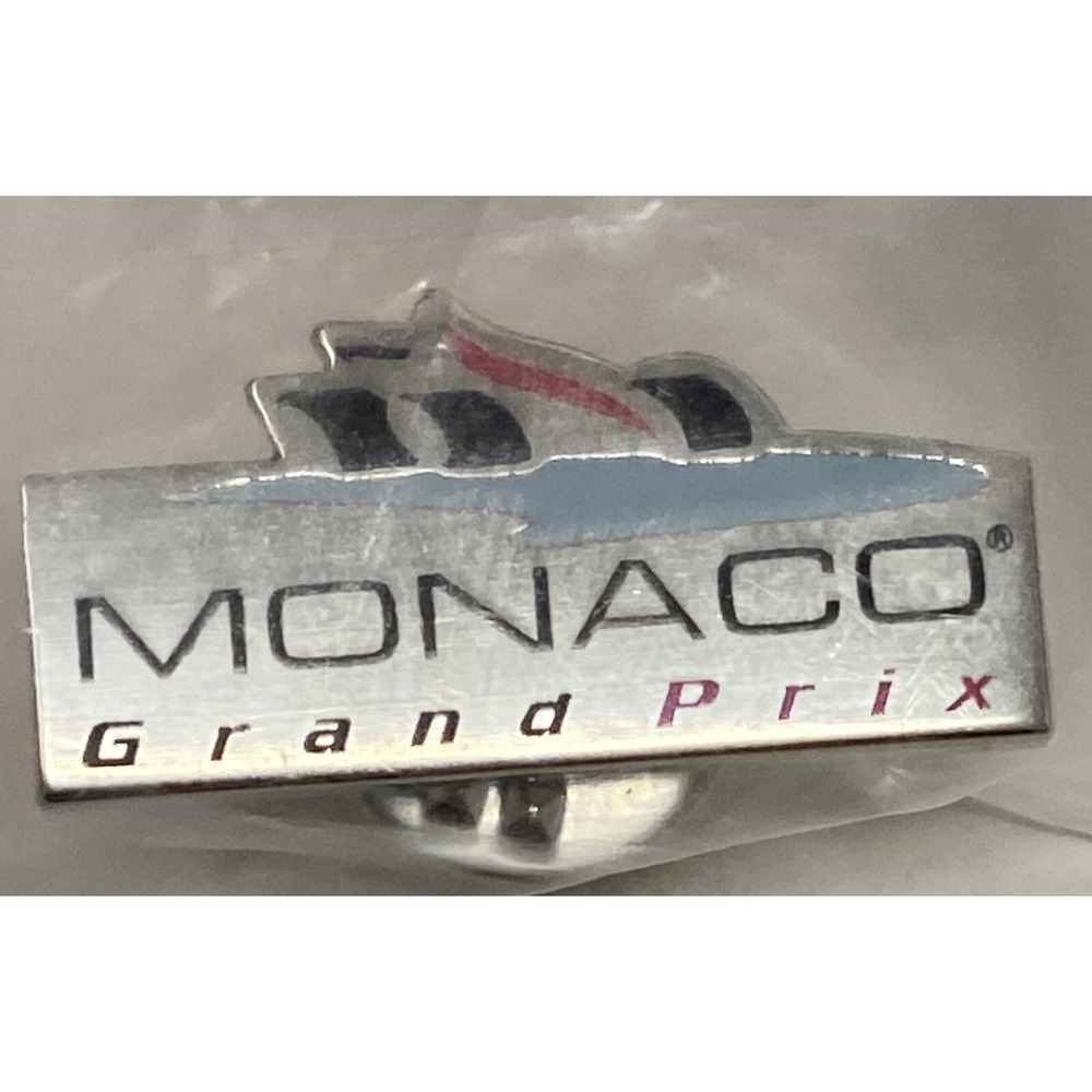 Monaco‎ Grand Prix Metal Pin Silver